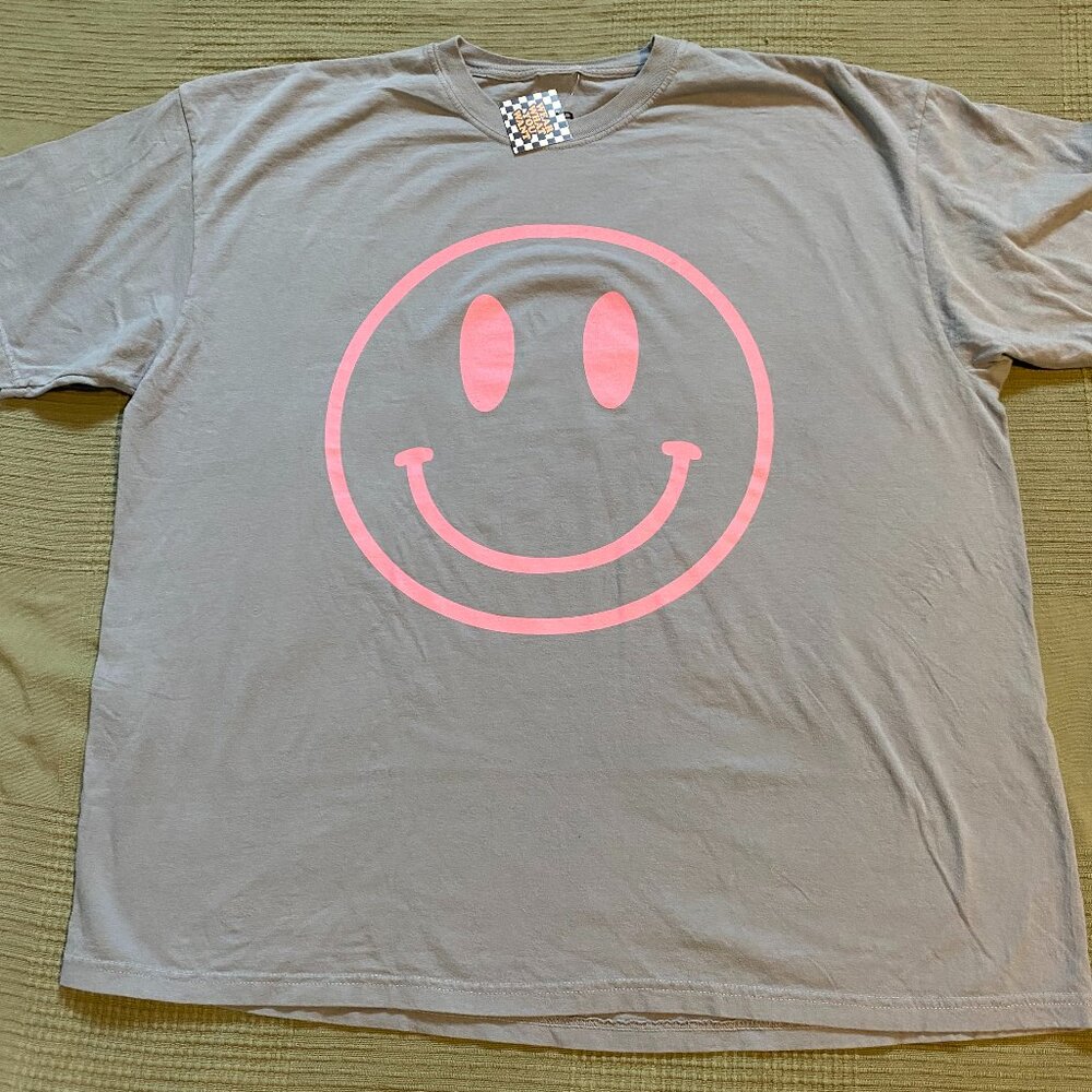 The World Needs Your Magic Oversized Tee in Stone Grey L/XL